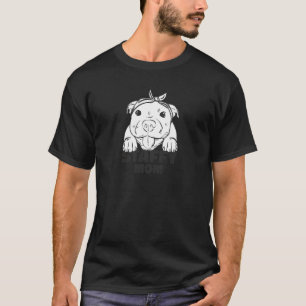Staffordshire Bull Terrier Niedlich Dog Mum Dog Mu T-Shirt
