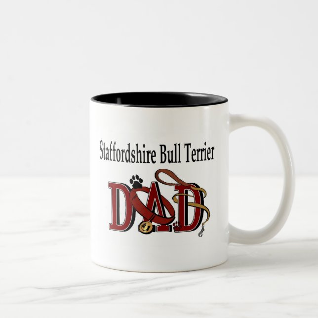 Staffordshire Bull Terrier Papa Mug (Droit)
