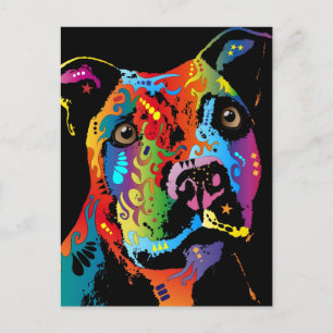 Staffordshire Bull Terrier Postkarte