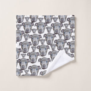 Staffordshire Bull Terrier Puppy Faces, Waschlappen