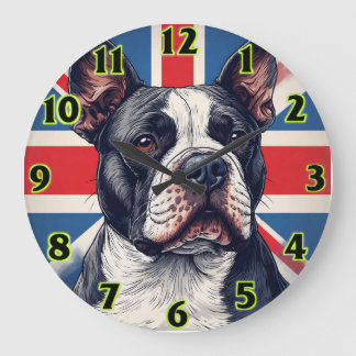 Staffordshire Bull Terrier Royaume-Uni Horloge