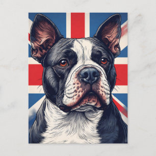 Staffordshire Bull Terrier Vereinigtes Königreich Postkarte