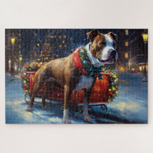 Staffordshire Bull Terrier Weihnachtsfest