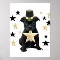 Staffordshire Bull Terrier Welpenposter