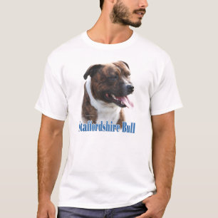 Staffordshire-Bullterrier-Name T-Shirt