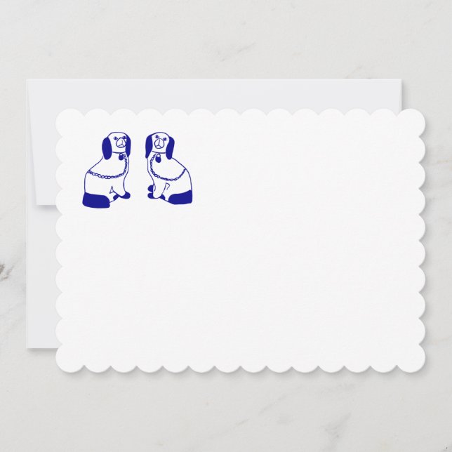 Staffordshire Hund Mitteilungskarten & Stationär (Vorderseite)