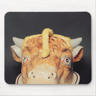 Staffordshire-Käseteller in der Form einer Kuh Mousepad
