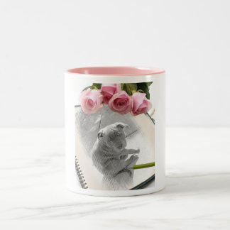 Staffordshire-Stierterrier-Tasse Zweifarbige Tasse