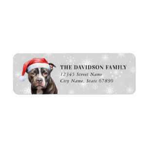 Staffordshire Terrier Adresse de retour Étiquettes