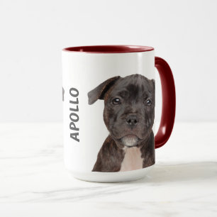 Staffordshire Terrier mug personnalisé
