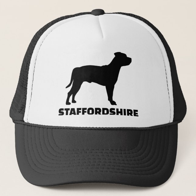 Staffordshire Terrier Truckerkappe (Vorderseite)