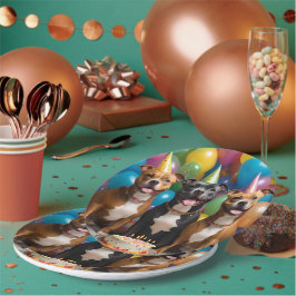 Staffy Celebration: Eine Geburtstagsparty mit Kuch Pappteller