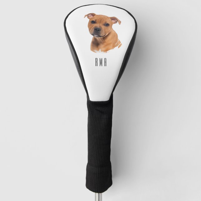 Staffy Golf Headcover (Vorderseite)