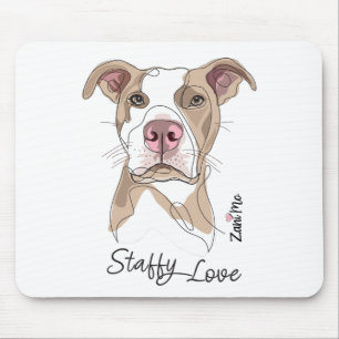 Staffy Liebe - Zani Mo Protection Mousepad