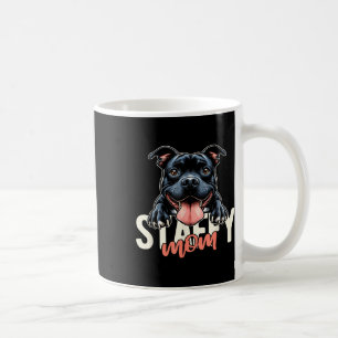 Staffy Mama Staffordshire Bull Terrier Dog Tattoo Kaffeetasse