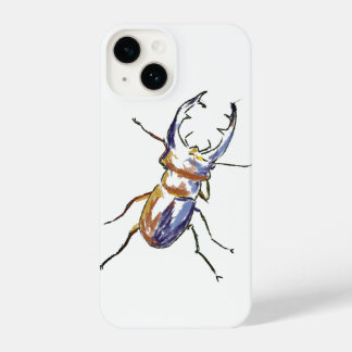  Stag Beetle Drawing iPhone 14 Hülle