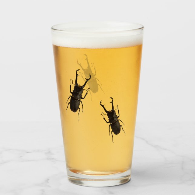 Stag Beetle Glas (Vorne (Gefüllt))
