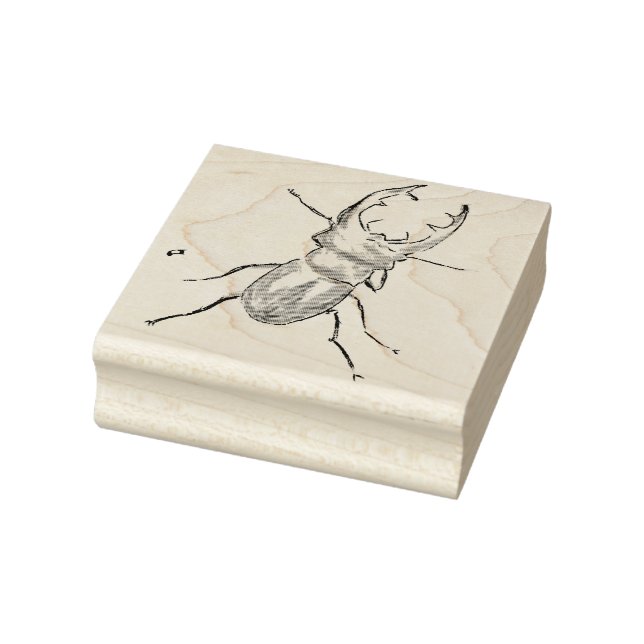 Stag Beetle Gummistempel (Stempel)