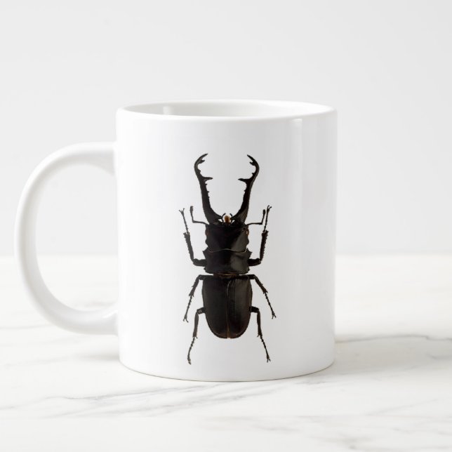 Stag Beetle Jumbo-Tasse (Links)
