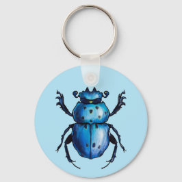 Stag Beetle QR Code Insektenkunst Entomologie Schlüsselanhänger