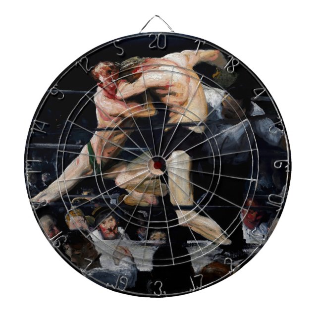 Stag bei Sharkey's 1909 Dartscheibe (vorne)