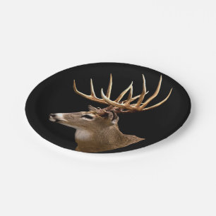 Stag Buck Deer Pappteller