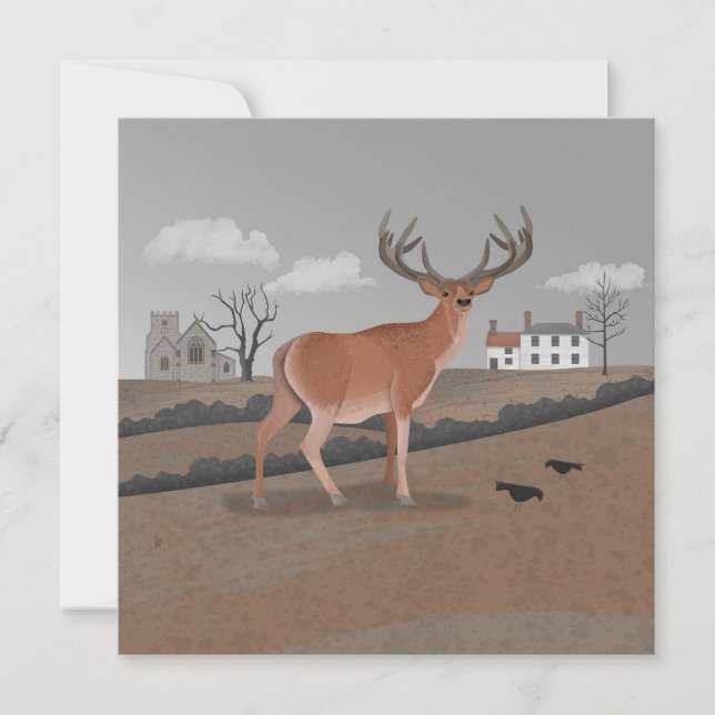 Stag Card (Vorderseite)
