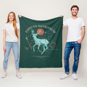 Stag Expecto Patronum Graphic Fleecedecke