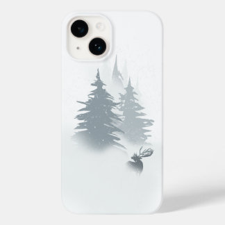 Stag in einem Schneewald Case-Mate iPhone 14 Hülle