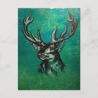 Stag Postkarte