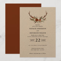 Stag Rost Terracotta floral elegant modern