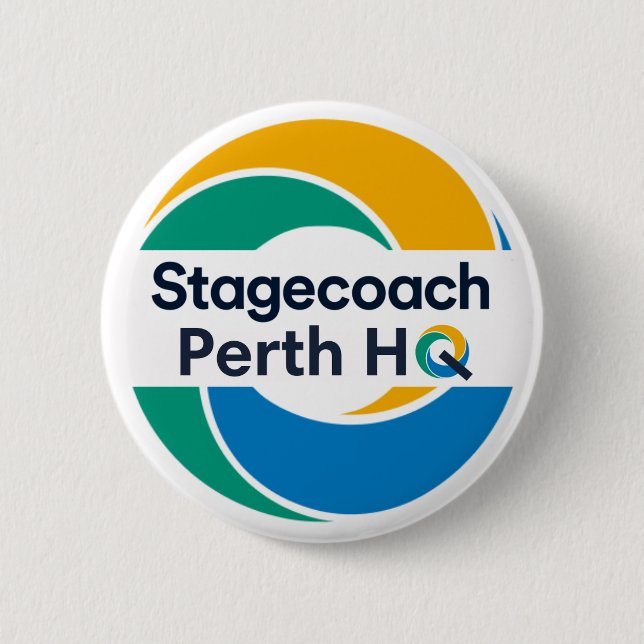 Stagecoach Abzeichen Button (Vorderseite)