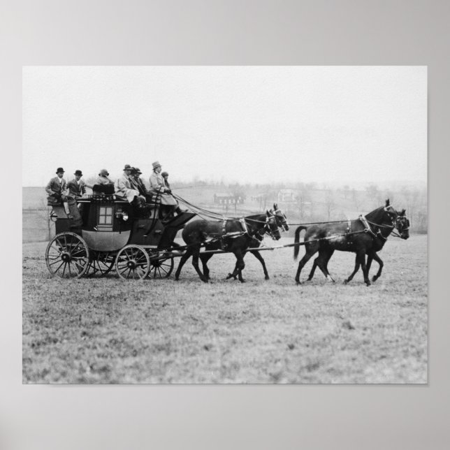 Stagecoach Cross Country Race Foto Poster (Vorne)