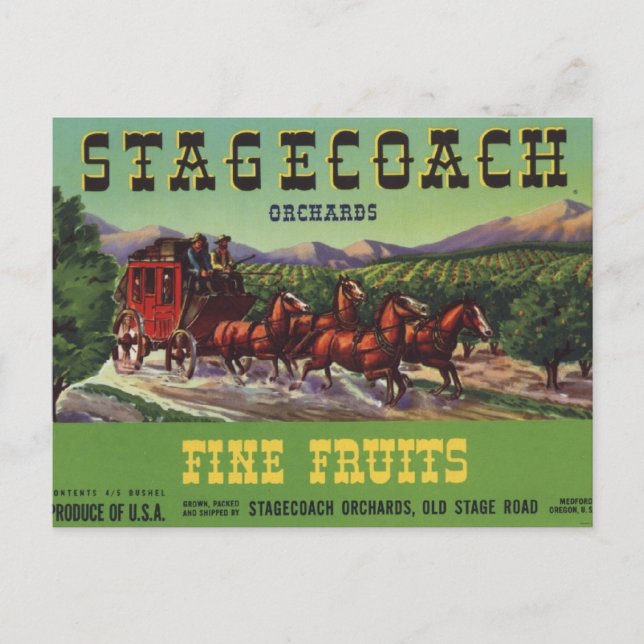 Stagecoach Postkarte (Vorderseite)
