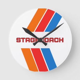 Stagecoach Runde Wanduhr