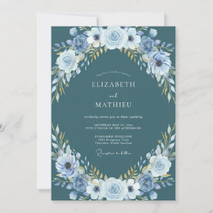 Stahl-Eis-Kranz-Hochzeit Einladung