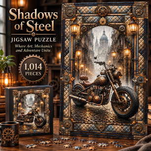 Stahl-Schatten Motorrad 1.014-Teile-Puzzle