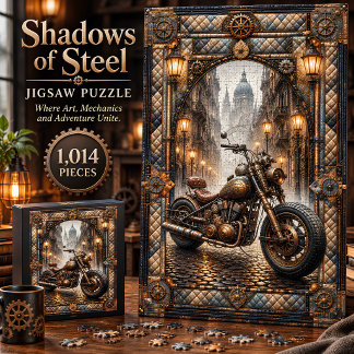 Stahl-Schatten Motorrad 1.014-Teile-Puzzle