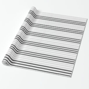Stahl- und Silberpinstriebpapier Geschenkpapier