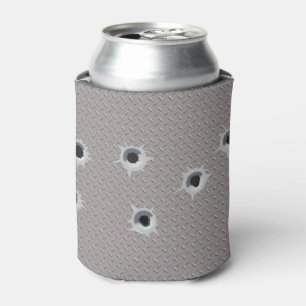 Stahldose mit Bullet Holzes Neuheit Dosenkühler