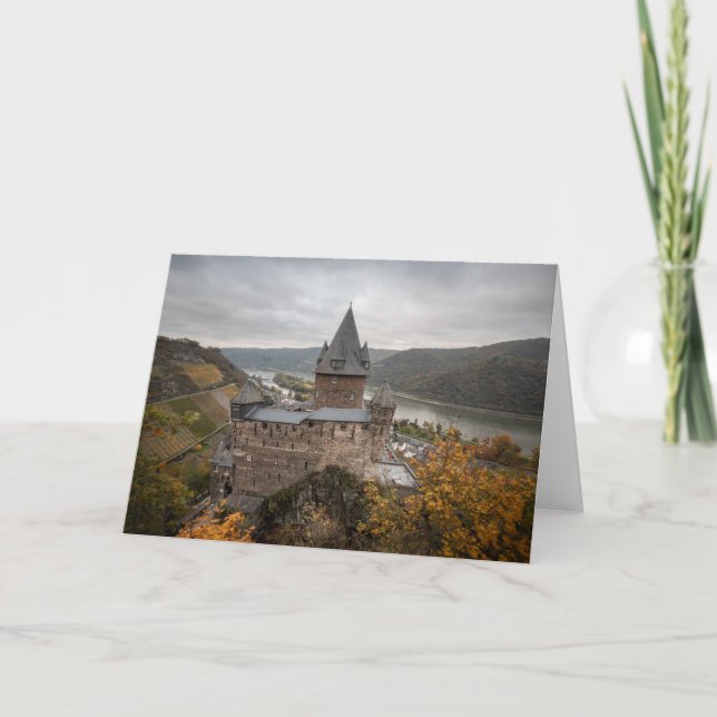 Stahleck Castle Bacharach Deutschland Karte (Vorderseite)