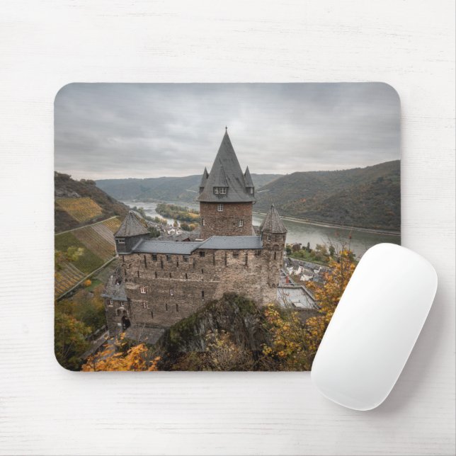 Stahleck Castle Bacharach Deutschland Mousepad (Mit Mouse)