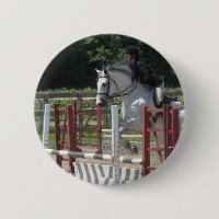Stählerner grauer Pony-Knopf