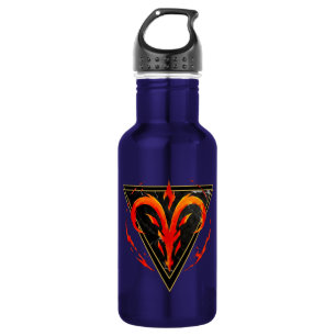 Stahlflasche Widder Zodiak Astrologie Edelstahlflasche