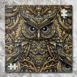 Stahlgetriebe<br><div class="desc">Uhu aus Steampunkmetall Decoupage Metall Gänge ai art. Steampunk Puzzle.</div>