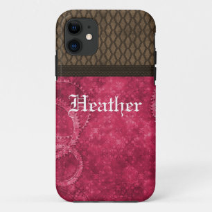 Stahlgetriebe-Steampunk BT iPhone 5 Case, rosa title_seo2