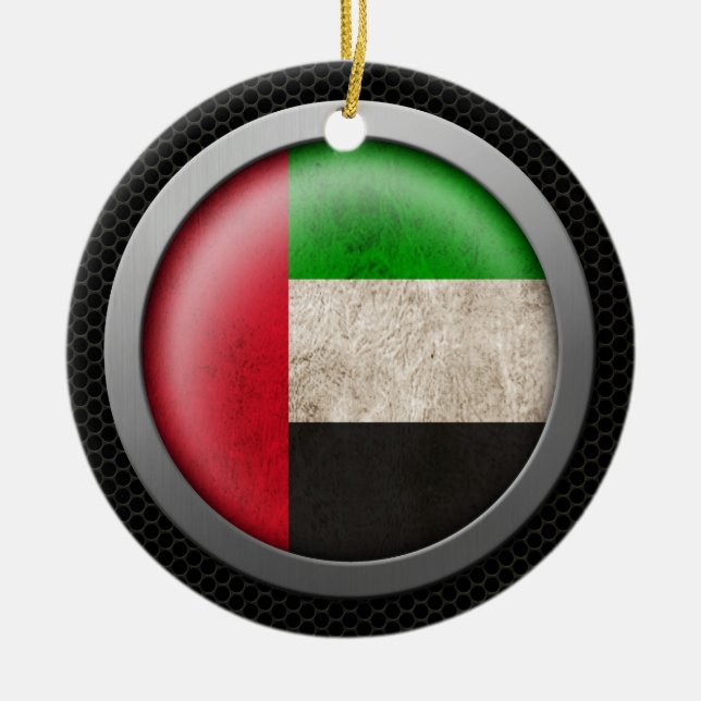 Stahlmaschen-United- Arab Keramikornament (Vorne)
