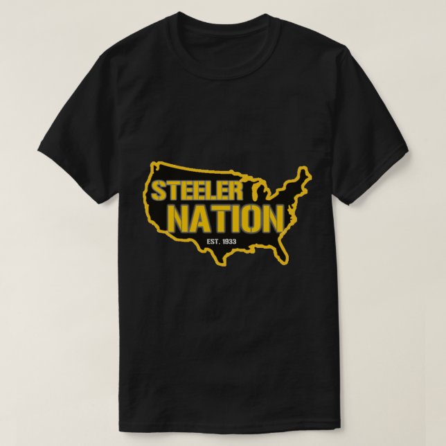 Stahlnation - Est. Aufkleber 1933 T-Shirt (Design vorne)