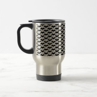 Stahlnebel: Abstrakte Erkundungen im Cup-Design Reisebecher