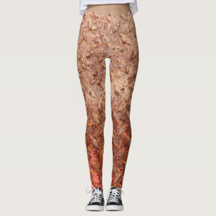 Stahlplatte aus rostfreiem Edelstahl, grungy Metal Leggings
